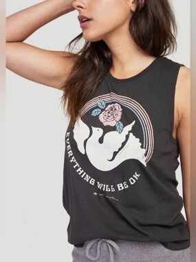 Spiritual Gangster dove muscle tank size XS NWT